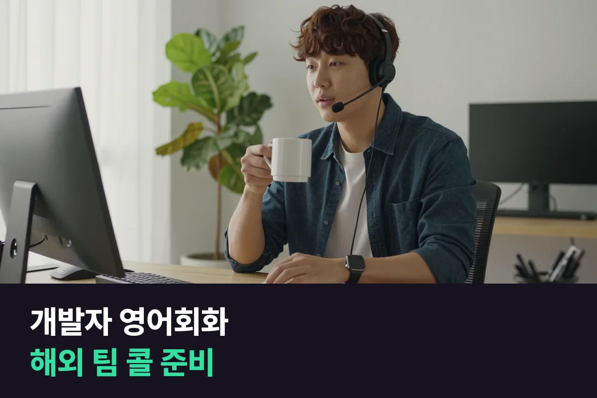 해외 팀과 일하는 개발자 영어회화, 무엇을 연습해야 합니까?