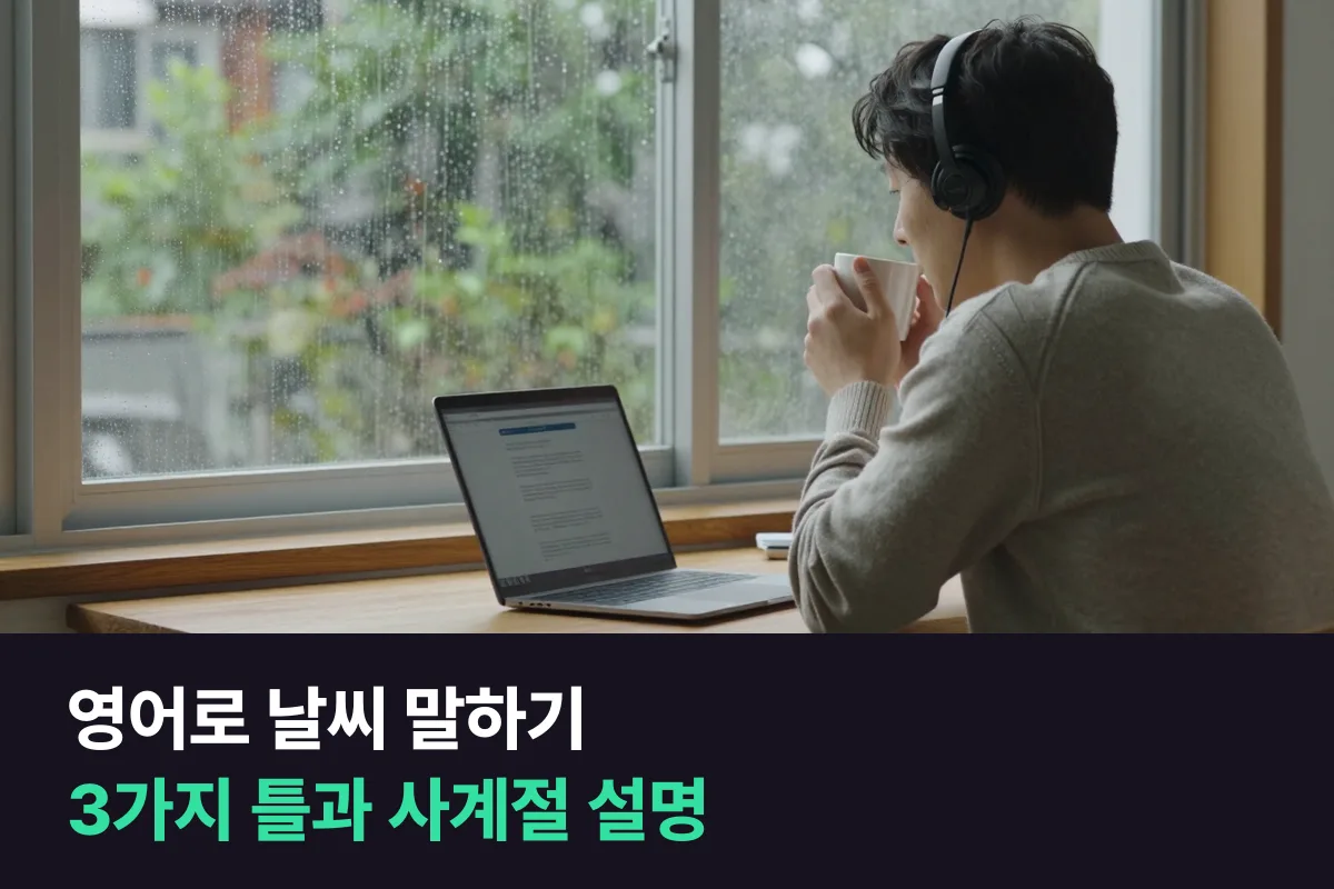 외국인 선생님과 영어로 날씨·계절 이야기를 어떻게 이어 갑니까?
