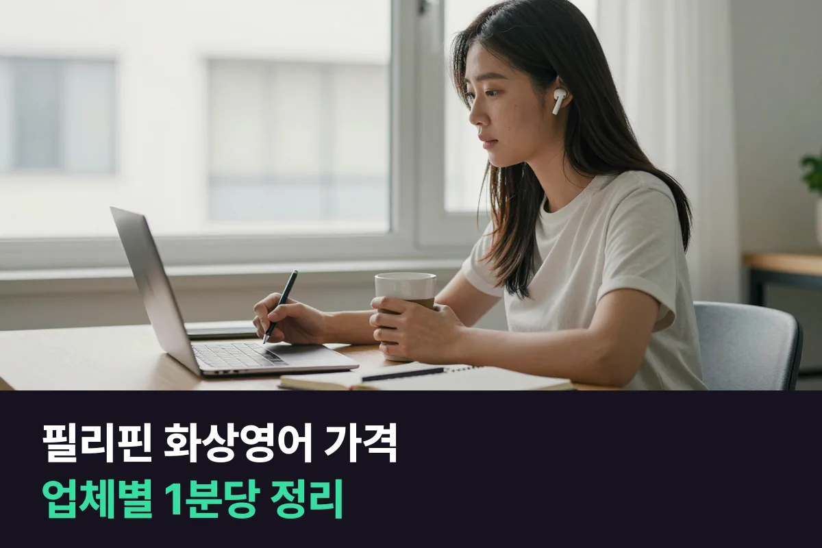 필리핀 화상영어 가격: 업체별로 1분당이 가장 낮아지는 수업 길이와 횟수