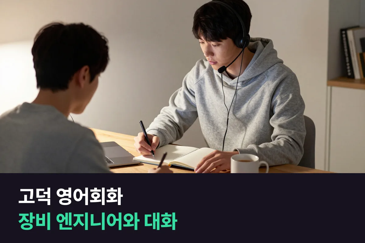 평택 고덕 반도체 단지에서 해외 장비 엔지니어와 일하는 직장인은 영어회화를 어떻게 준비합니까?