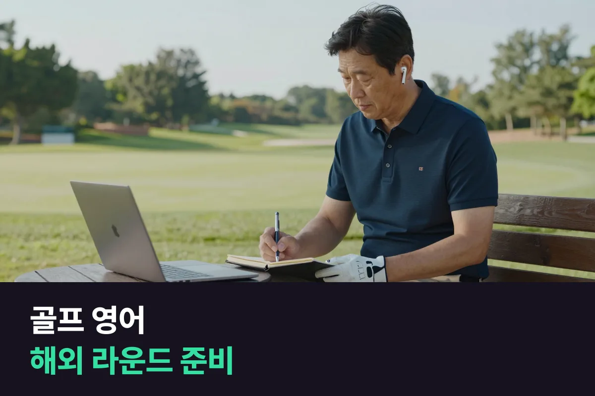 골프 영어, 해외 골프 여행 전에 50·60대가 먼저 익힐 문장