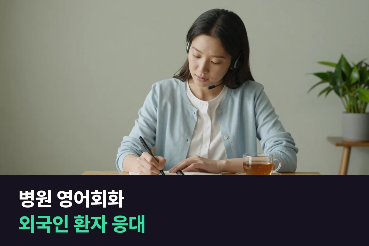 외국인 환자를 맞는 병원 코디네이터는 영어회화를 어떻게 준비해야 합니까?