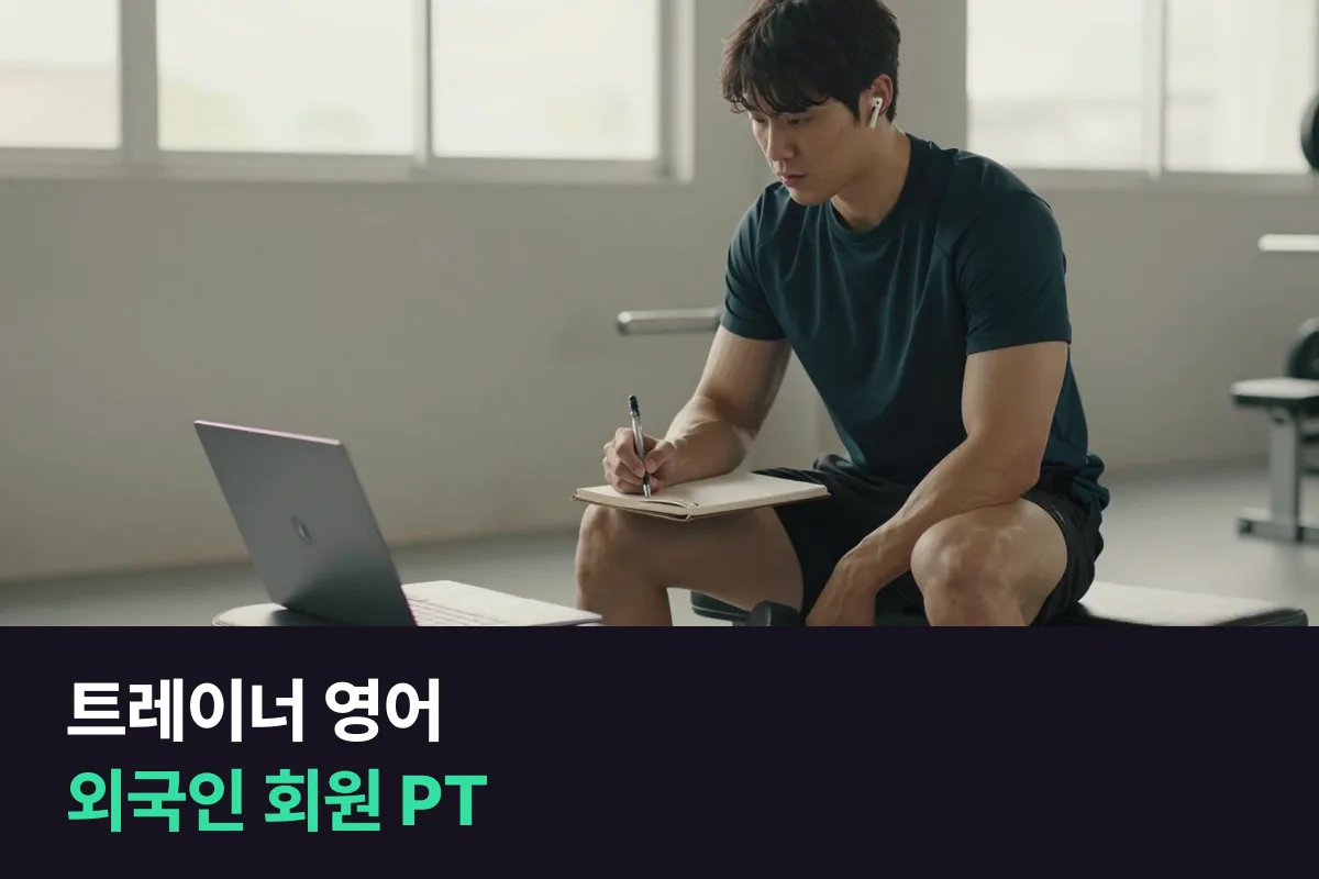 트레이너 영어, 외국인 회원을 맡은 헬스 트레이너가 먼저 익힐 수업 영어