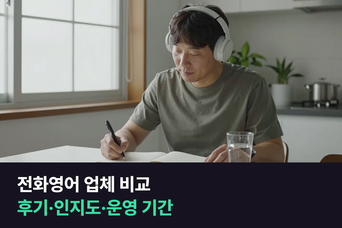 전화영어 업체 비교: 후기·인지도·운영 기간이 알려 주는 것과 알려 주지 않는 것